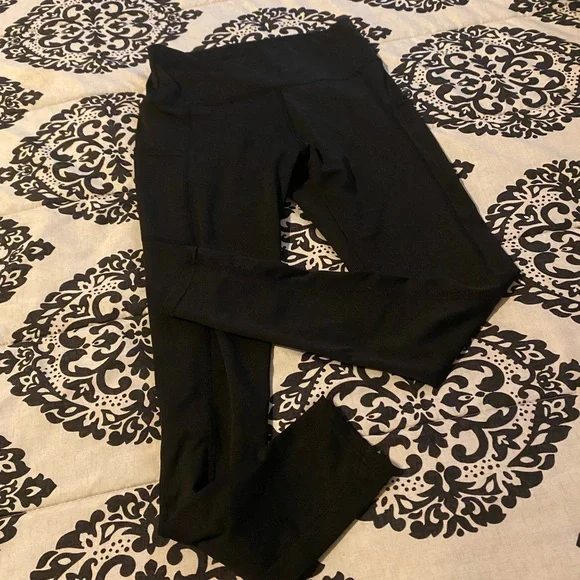 Black full length leggings size Medium - Picture 1 of 1